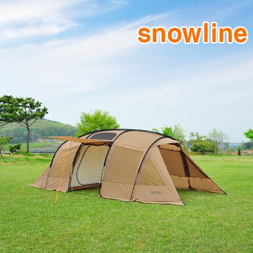 스노우라인 신형 새턴2룸 프로 텐트 SNE5ULT009 / 4인용 가족텐트 캠핑 터널텐트