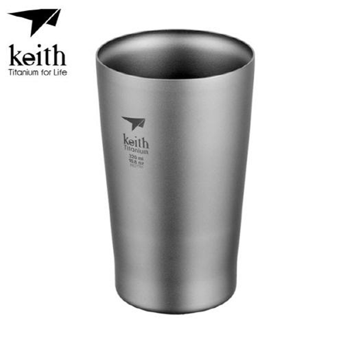 키이스 KE Double-Wall Titanium Beer Cup (Ti9221) 맥주잔