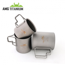 AMG 티타늄 싱글컵 SET(220/340/450ml/케이스포함) / 캠핑 백패킹