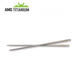 AMG 티타늄 티탄 탄 젓가락(신형) 저분 / 캠핑용품 백패킹